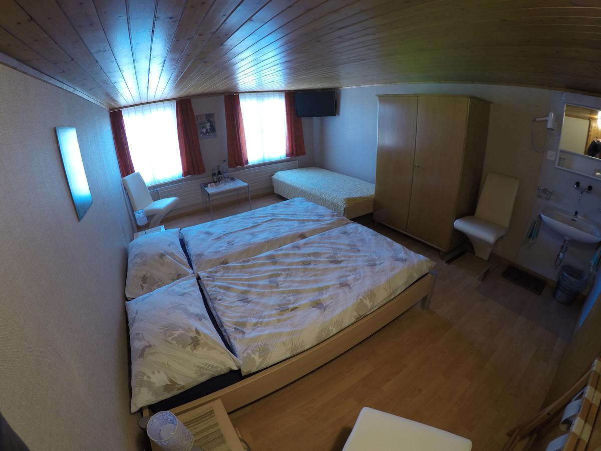 Hotel Garni Traube B&B Schwellbrunn Exterior foto